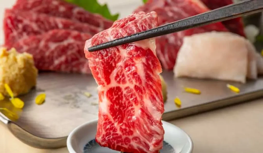 もつ鍋おおやま 梅田茶屋町店の馬刺し