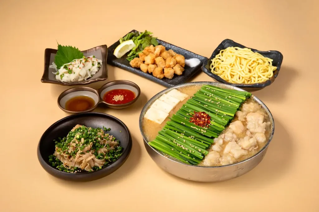 もつ鍋おおやま 梅田茶屋町店のもつ鍋コース