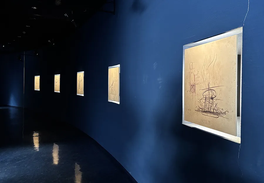 太陽の塔内部見学 岡本太郎スケッチ