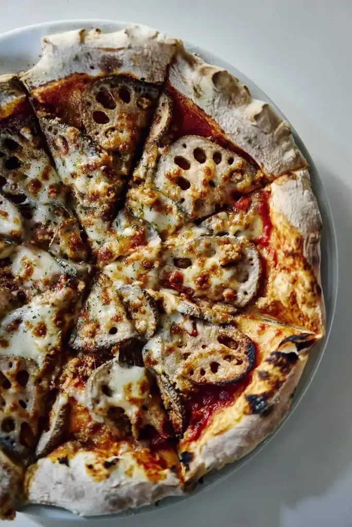 Cotton江坂店　徳島蓮根のピッツア