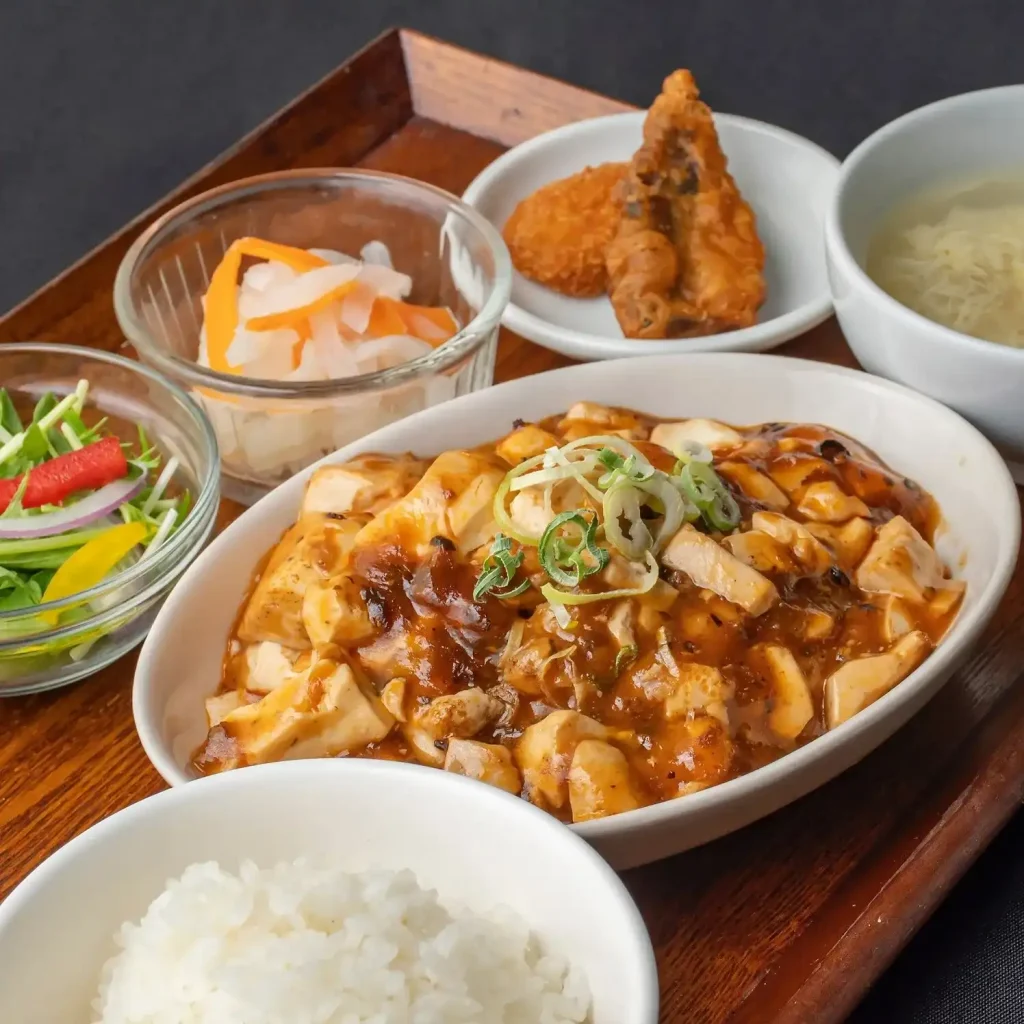 ダオフー江坂店　麻婆豆腐定食