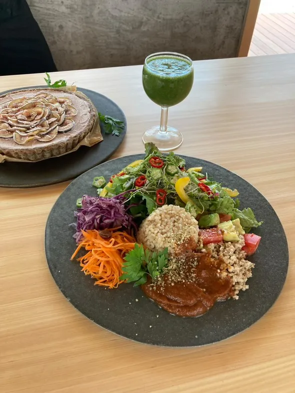 江坂ひとときテラスのお野菜たっぷりテラスランチ