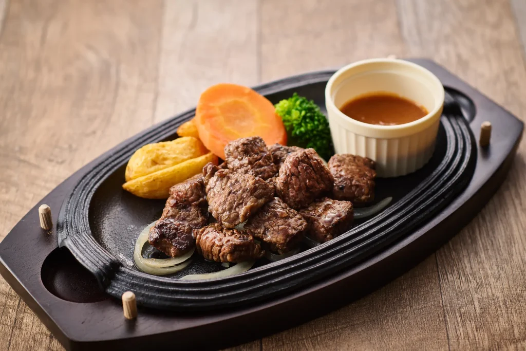 マグネットカフェの神戸牛ステーキ