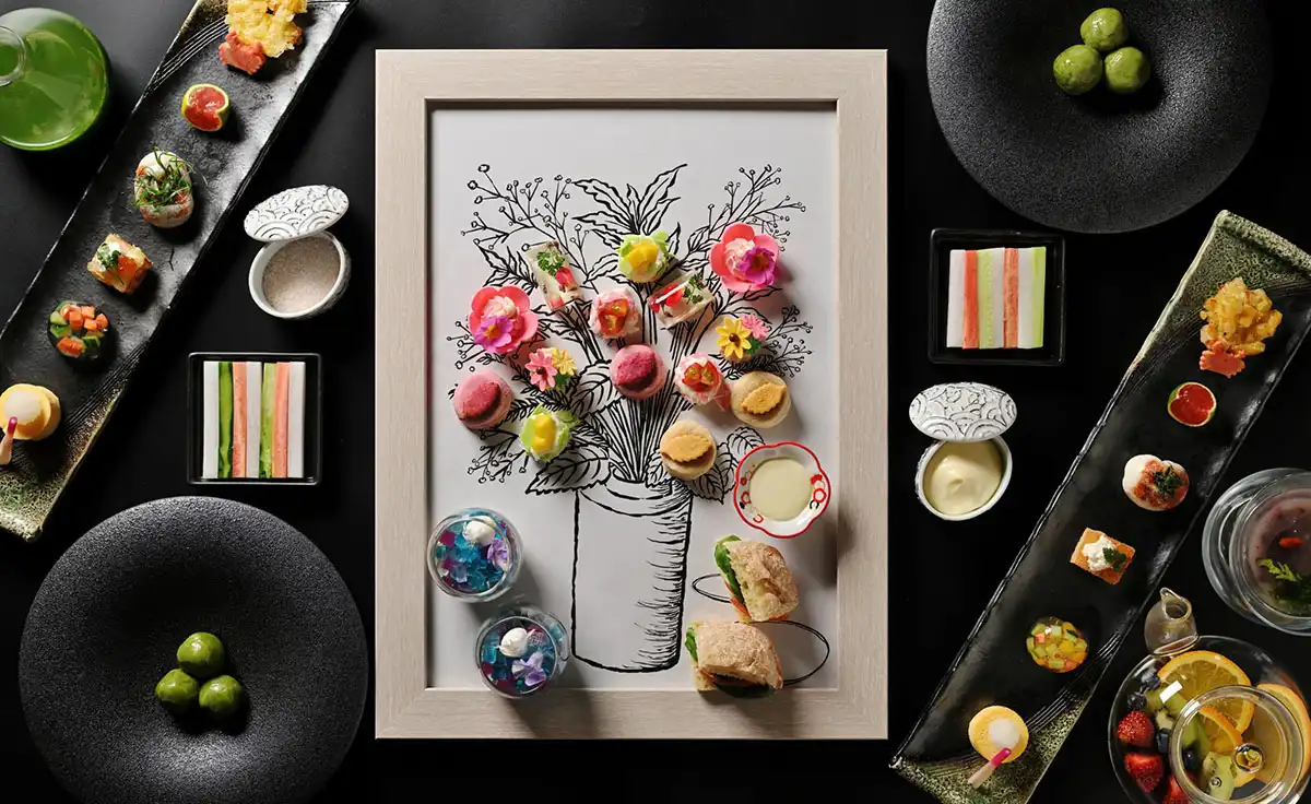 6/6～ザ・プリンス 京都宝ヶ池にて和のアフタヌーンティー「Art of Plate 華をかし-絢爛和画-」がスタート