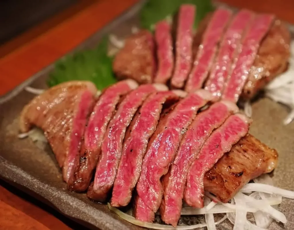 江坂・焼肉処　哲　哲炙りステーキ