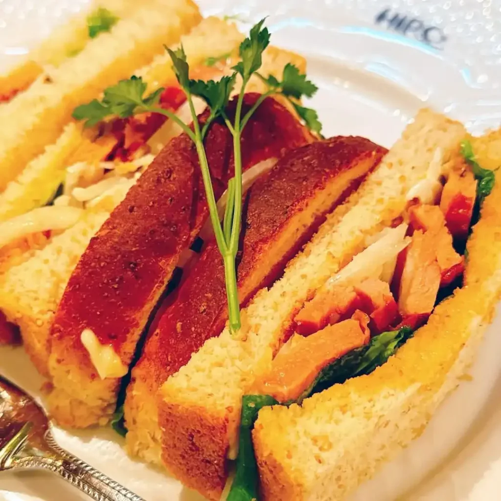 ヒロコーヒー本店　グラハムサンドウィッチ