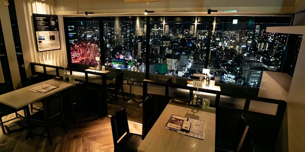 エイス シー オイスターバー阪急グランドビル店_夜景