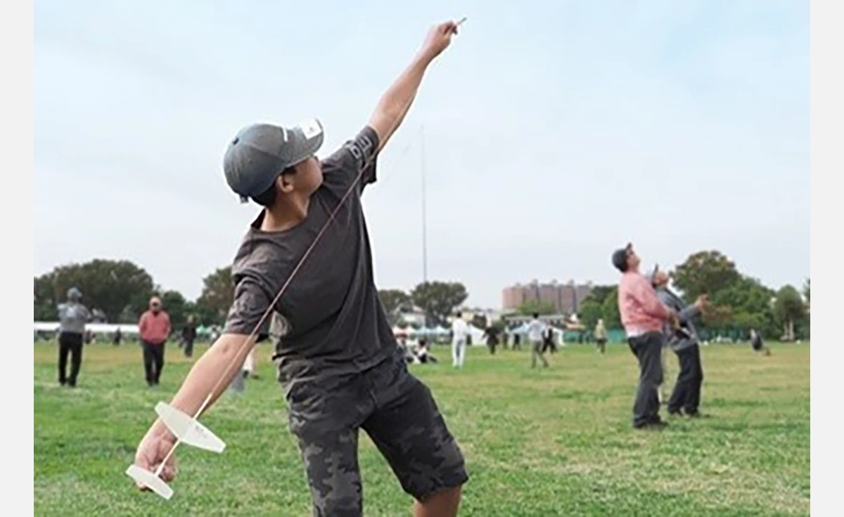 5／24、神戸市立森林植物園で自作の飛行機を飛ばしてみよう！