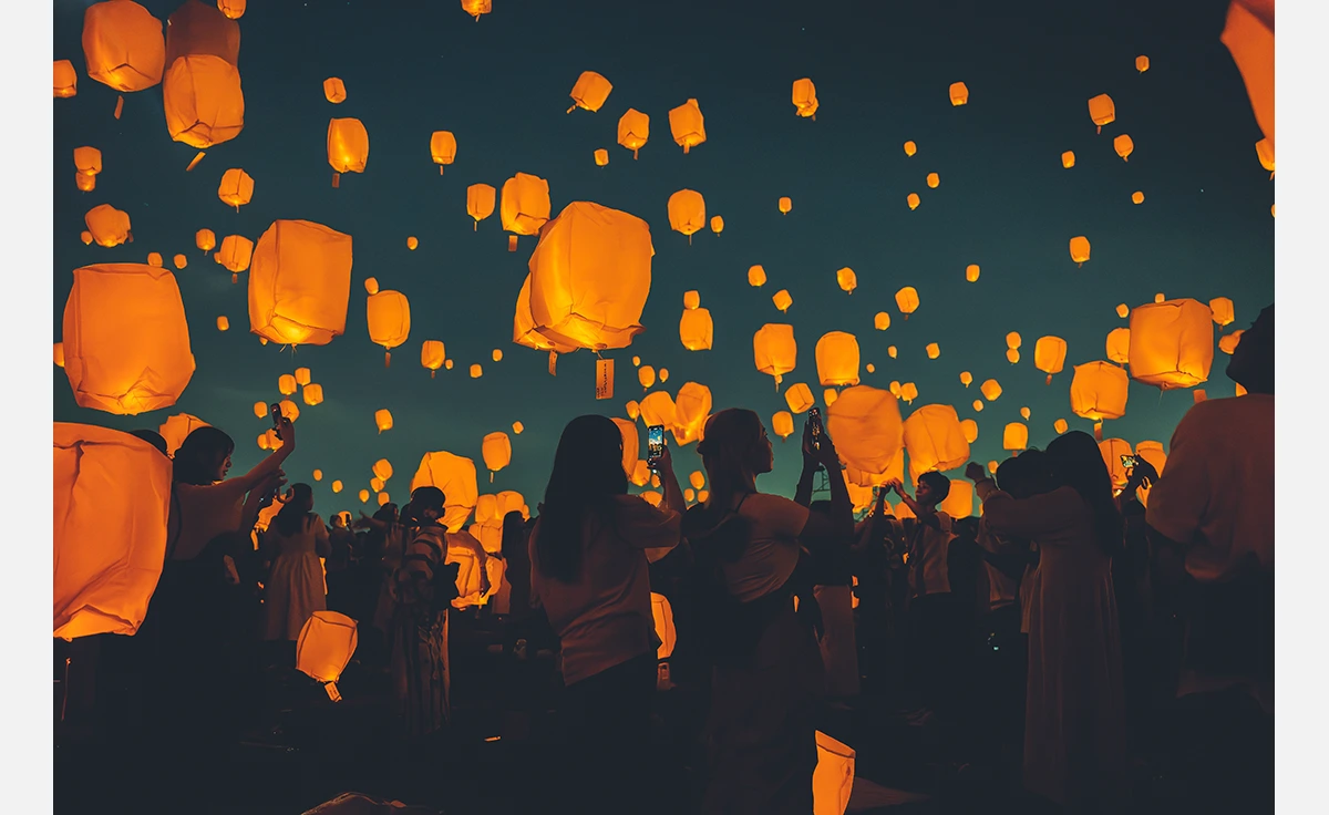 8/8～11・16・17、京都・城陽五里五里の丘で「七夕スカイランタン祭り」開催