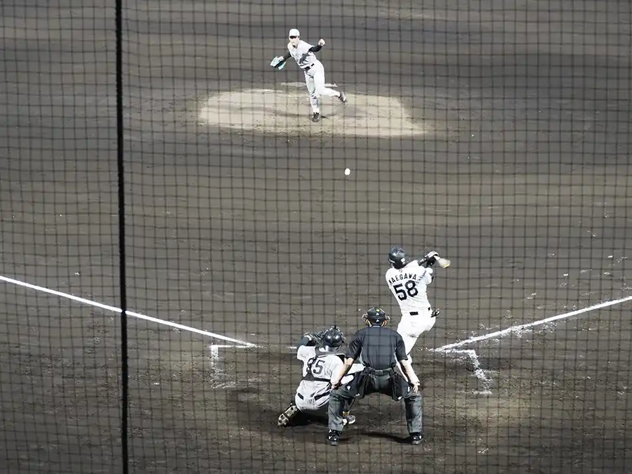 日鉄鋼板SGLスタジアム尼崎での阪神タイガースファーム戦
