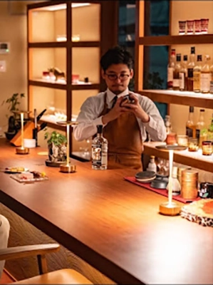 大阪夏のジン バーテンダー