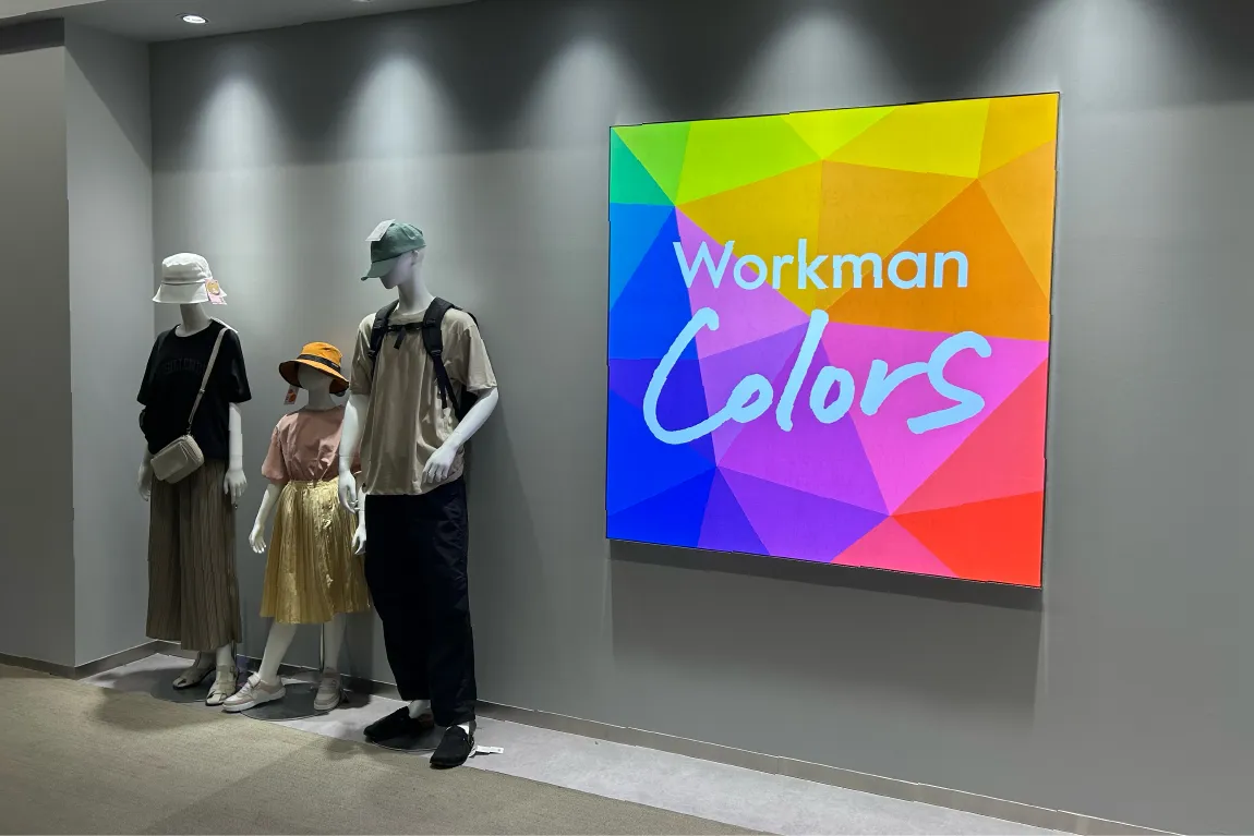 吹田の「ららぽーとEXPOCITY」に「Workman Colors」が登場！駅チカ店舗で、高機能アイテムをリーズナブルに