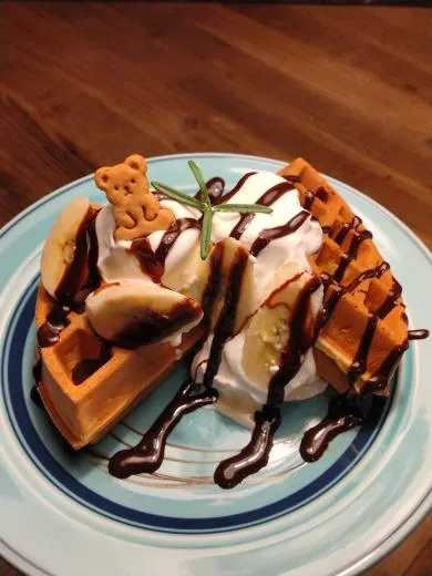 クラッチコーヒーアンドベイク　チョコバナナワッフル