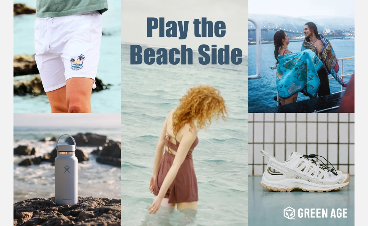 ビーチサイドを彩る機能的なアイテムが阪急うめだ本店「GREEN AGE」に集結！