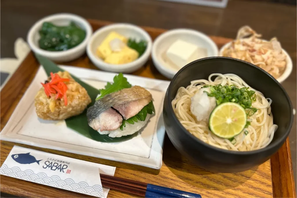 サバ料理専門店SABAR おむすびと半田そうめん定食