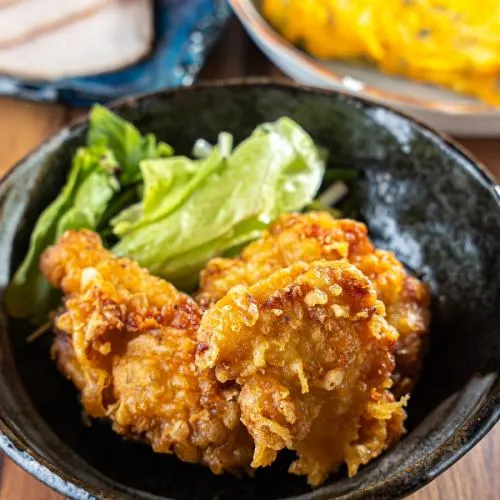 生醤油うどんとお酒 醤屋万吉 ハービスプラザ梅田店_鶏天