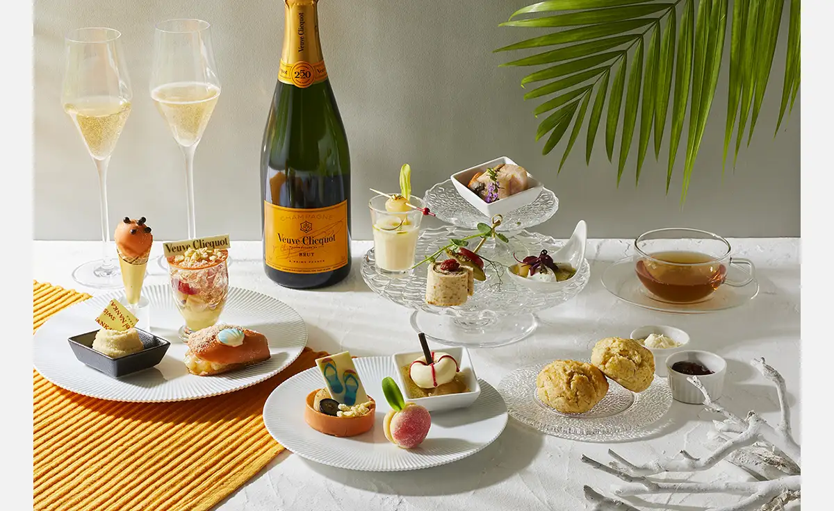 「スイスホテル南海大阪」で「サマー アフタヌーンティー with ヴーヴ・クリコ」開催