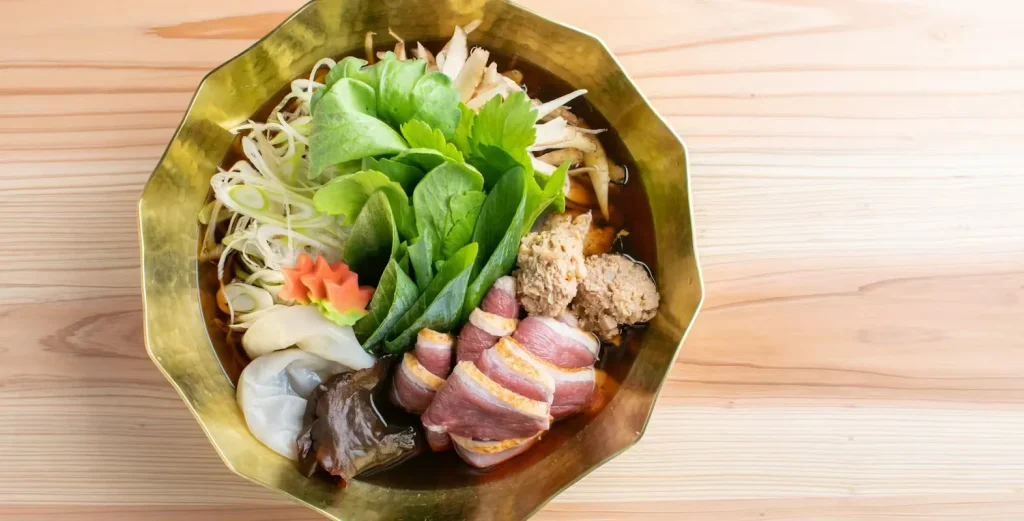 江坂の鍋料理つがい　鴨鍋