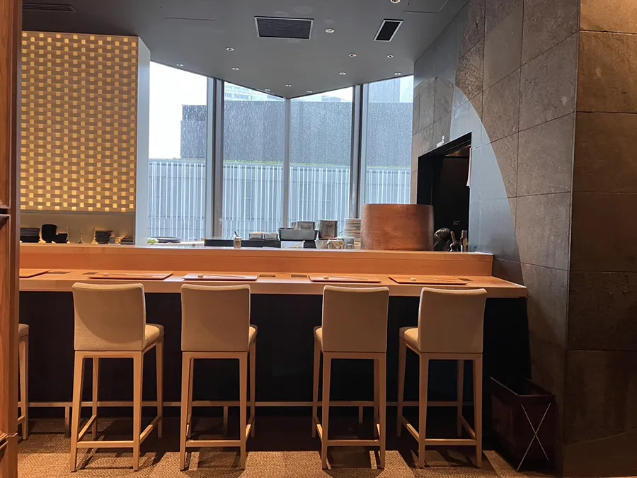 aburiyaki & sushi An（あぶり焼き＆寿司 あん）のカウンター