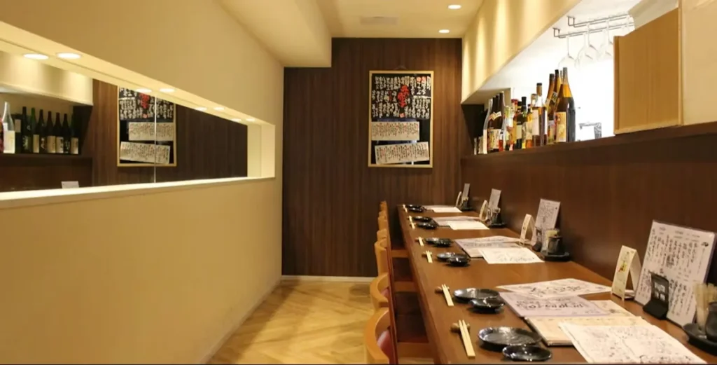 江坂鮨バル　おーうえすと　内観