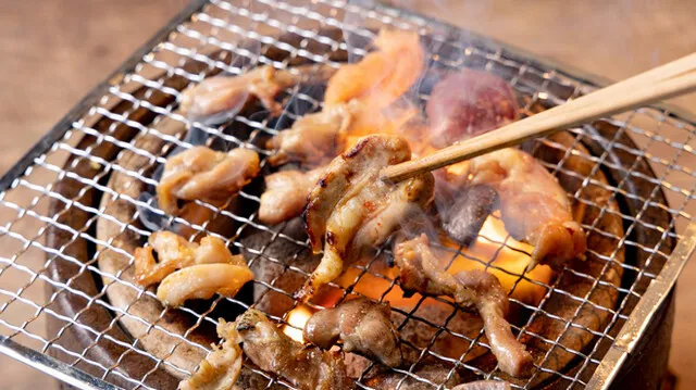 鶏居酒屋るーつ　江坂店　しちりん焼き