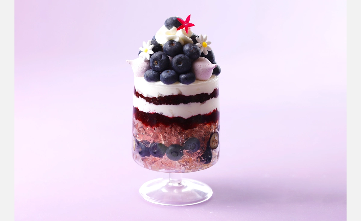 新作パフェ登場！京都「FUKUNAGA901」で、わかさ生活とのコラボ企画『ぶるぶるやま』販売