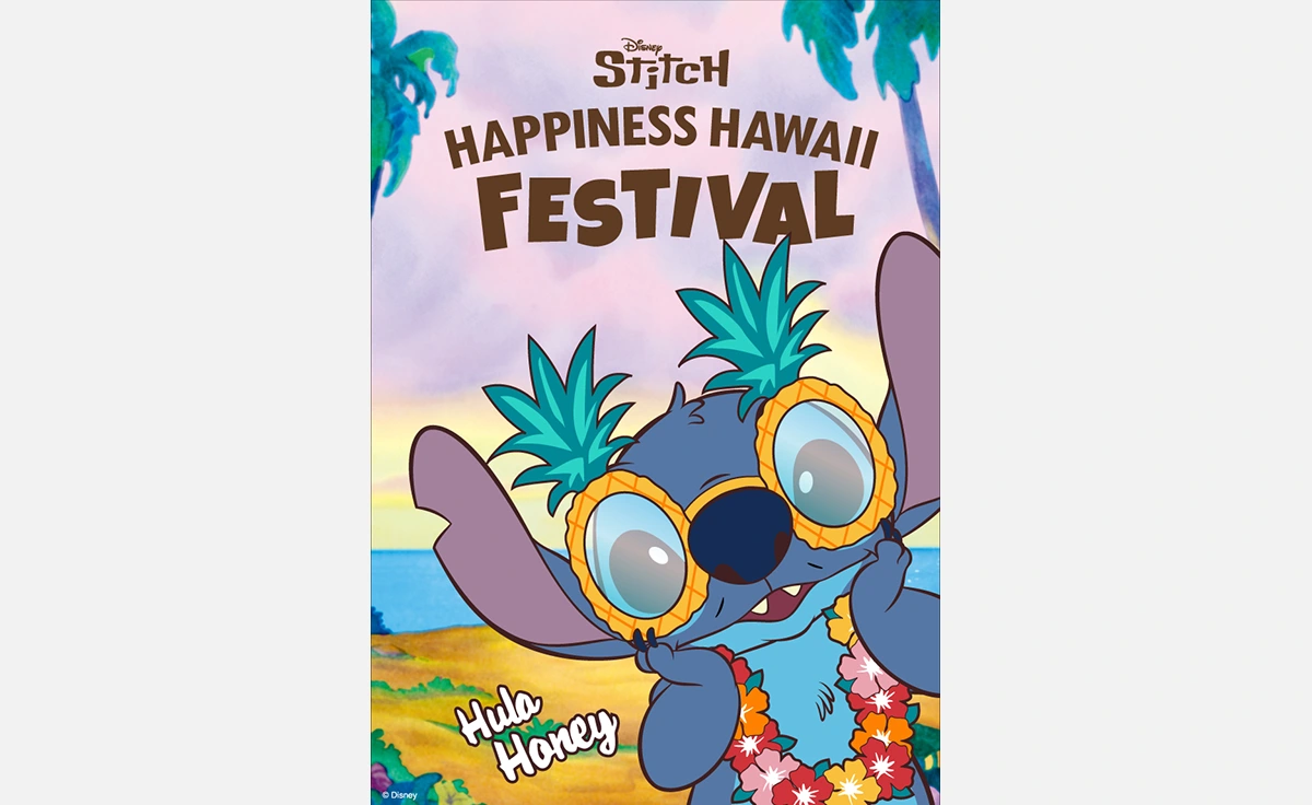 南国ムード満点！スティッチの「DISNEY STITCH/HAPPINESS HAWAII FESTIVAL」阪急うめだ本店にて開催