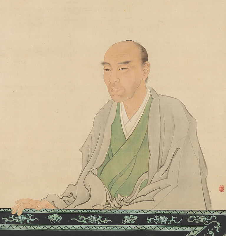 椿椿山筆「渡辺崋山像」／田原市博物館蔵