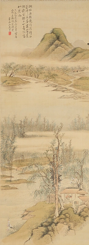 渡辺崋山筆「春渓高隠図」／兵庫県立美術館蔵