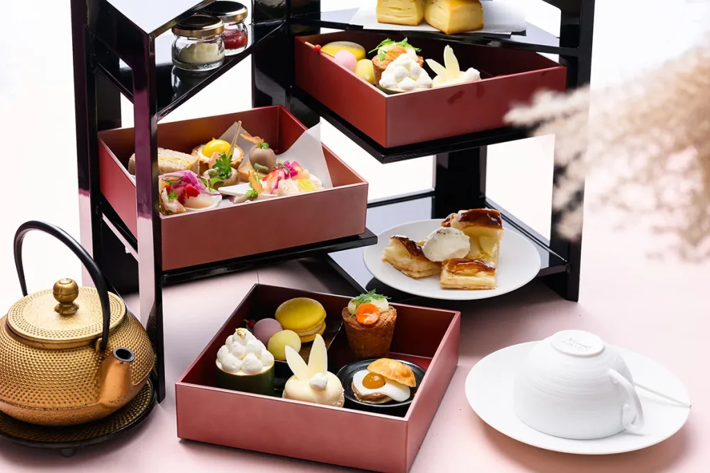 フォションホテル京都　林檎アフタヌーンティー
