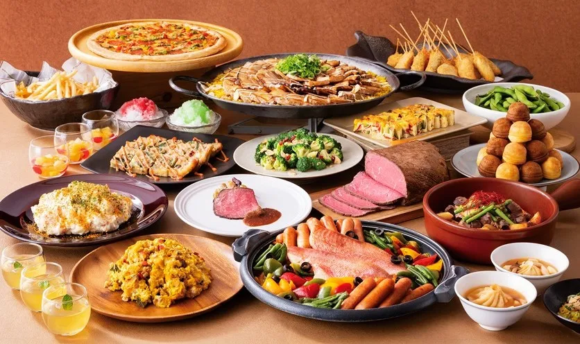 梅田の阪急トップビアガーデン開催中。阪急大阪梅田駅直結の阪急ターミナルビル屋上にて