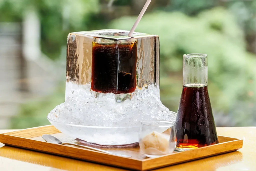ハイアット リージェンシー 京都　氷の器　コールドブリューコーヒー