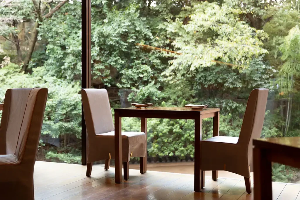 ハイアット リージェンシー 京都　アイス抹茶ラテ　氷の器