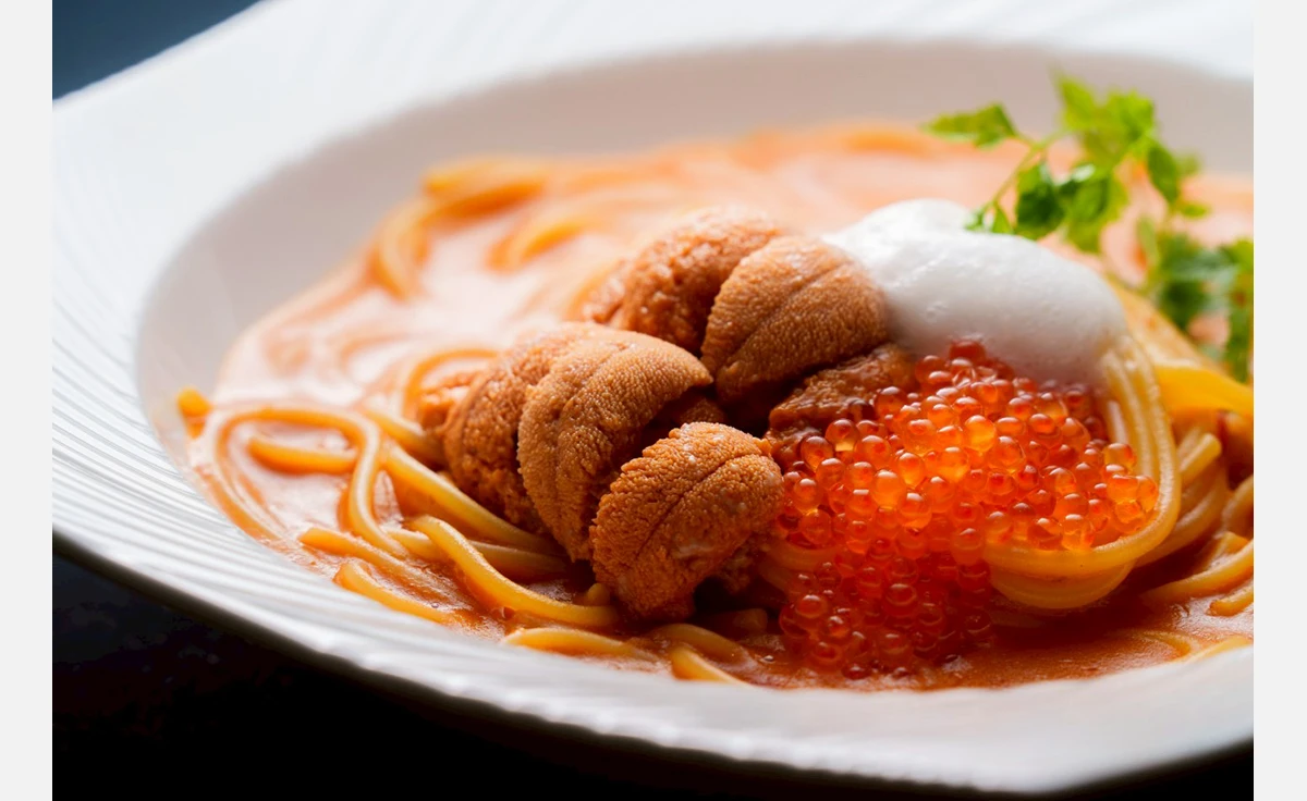 「Dining IKINA」が雲丹パスタをより濃厚にアップデートさせ、2025年9月3日リニューアルオープン！