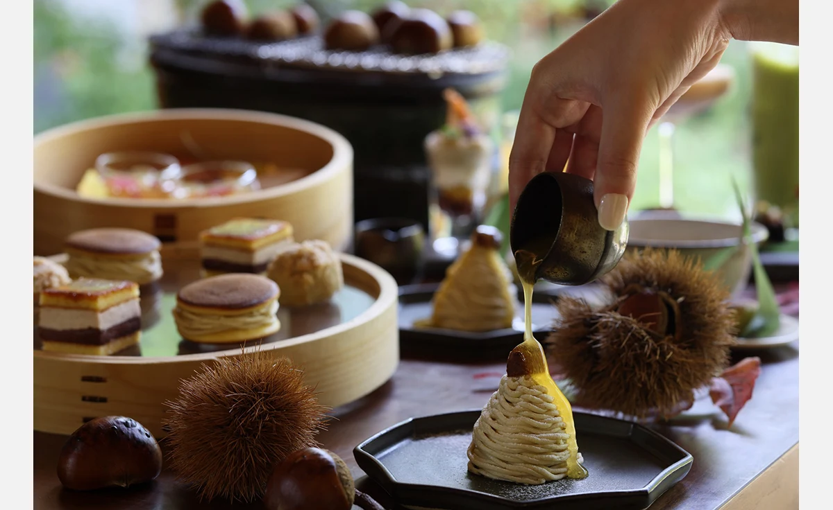 京丹波栗を五感で堪能！HOTEL THE MITSUI KYOTOで「京丹波栗アフタヌーンティー2025」開催