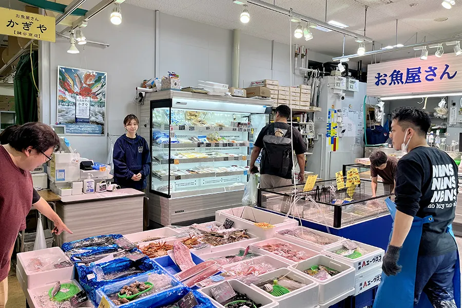 天満市場の鮮魚店かぎや