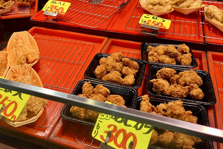 天満市場あげもの店のあじカツ