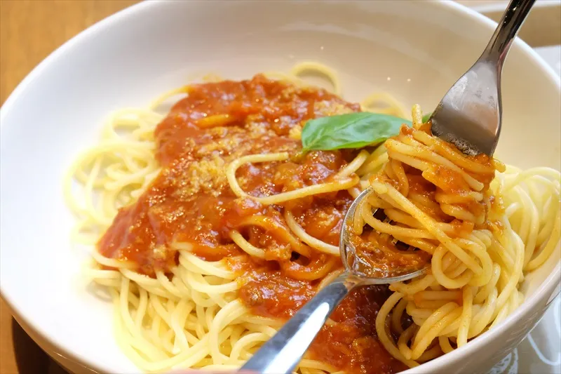 cafe mogu mogu ミートソーススパゲティ