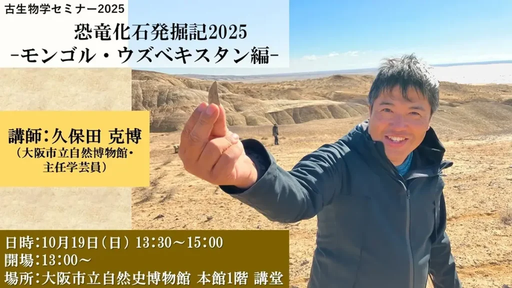 大阪市立自然史博物館「化石を楽しむ2025」