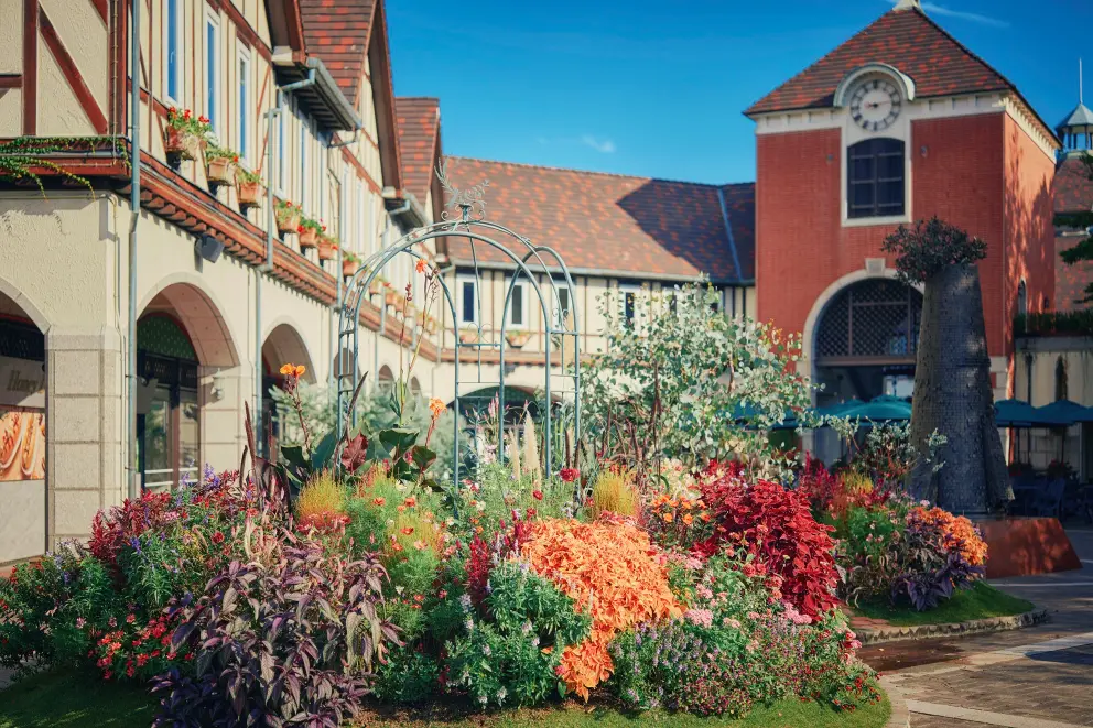 神戸ハーブガーデンのウエルカムガーデン