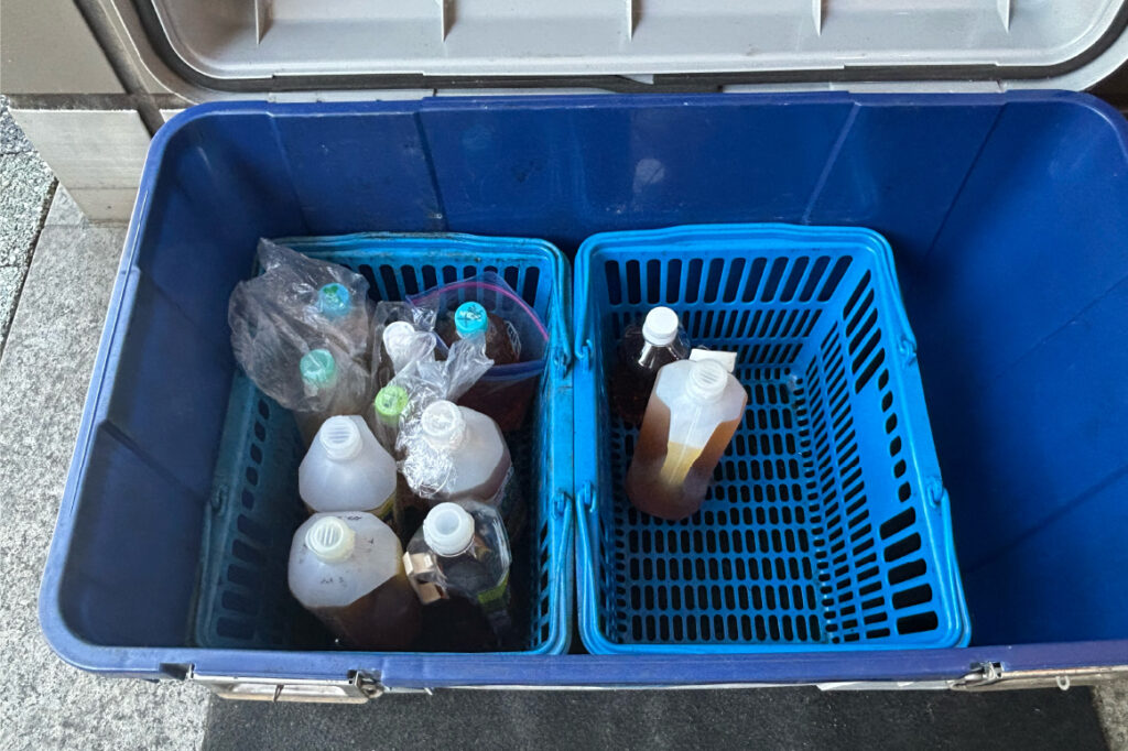 千里山・佐井寺図書館（ちさと）回収ストッカー中身