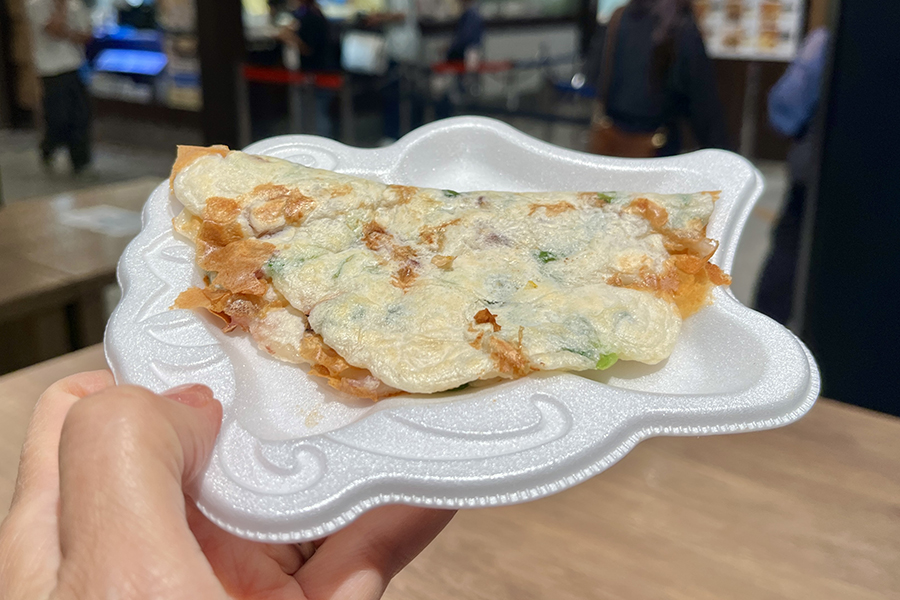 阪神名物いか焼きのネギイカ焼き