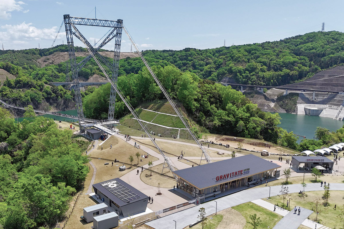 茨木「ダムパークいばきた」日本最長の吊り橋体験に出かけよう。山とまちをつなぐハブ拠点