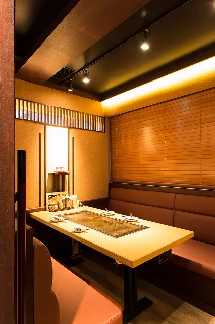 千房曾根崎支店の個室