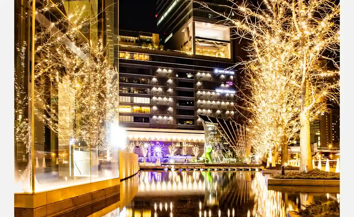 約48万球が輝く “うめきた”イルミネーション「Champagne Gold Illumination in UMEKITA」が華やかにスケールアップ！