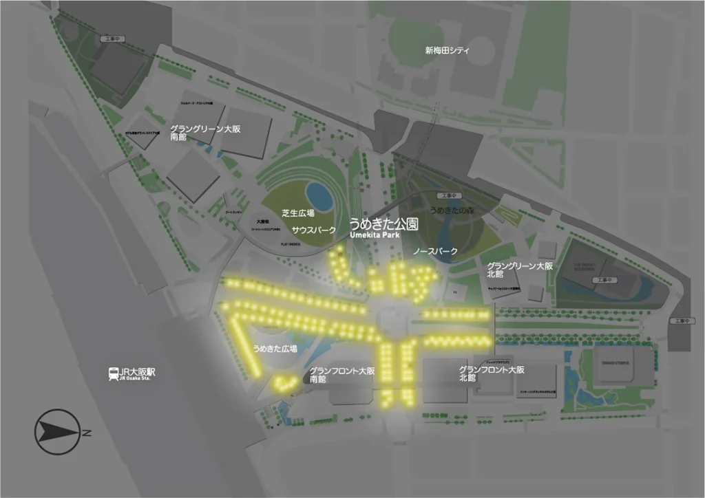 うめきた　イルミネーション