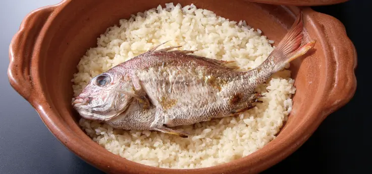 与太呂梅田店の鯛めし