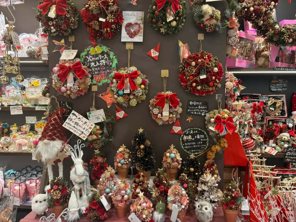 カレンド、クリスマス、リース、ギフト商品