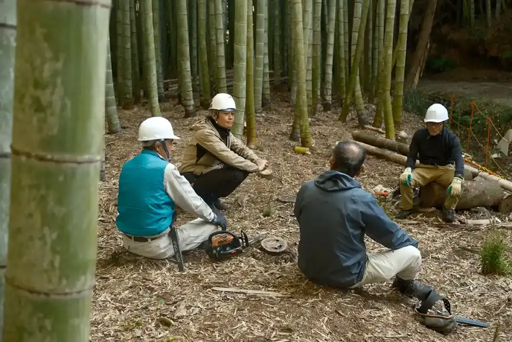 京都発・竹・流域環境ネット　休憩タイム