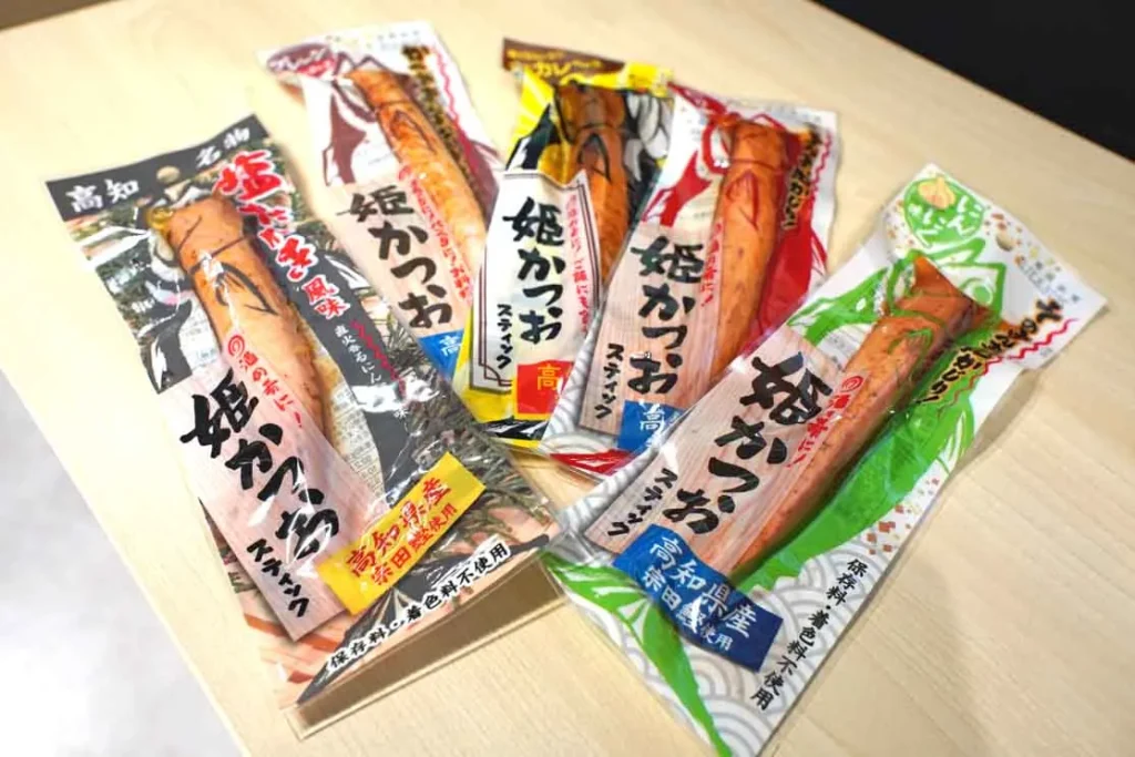 鹿児島のアンテナショップ　かつおスティック